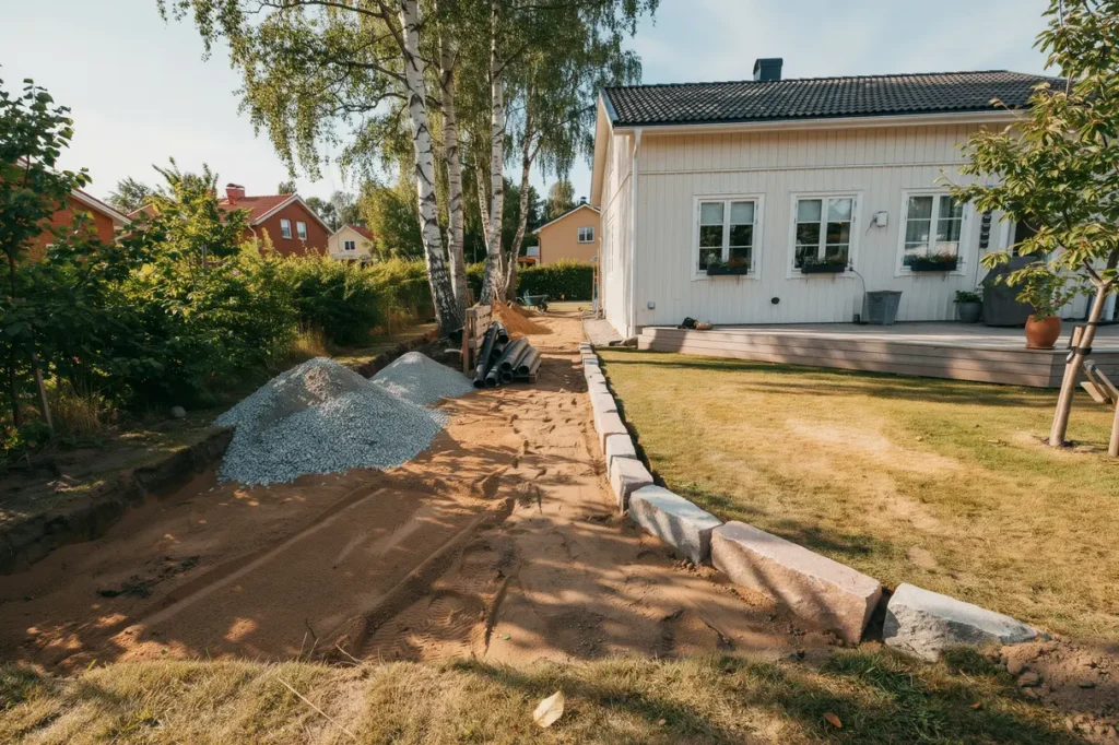 juli p tomten s planerar du markarbeten i torka v rme och semestertider